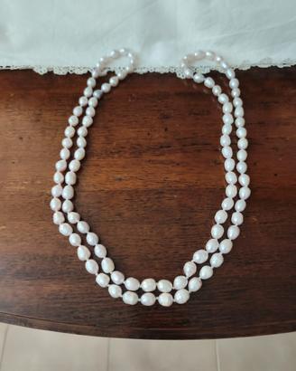 Collana di perle barocche d'acqua dolce