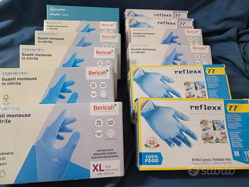 guanti monouso in nitrile
