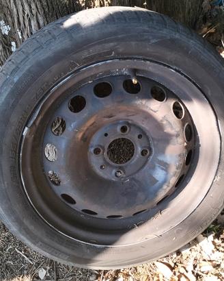 cerchio in ferro ruota raggio 14 pollici