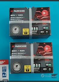 2 batterie 4ah 20v Parkside Nuove CON GARANZIA