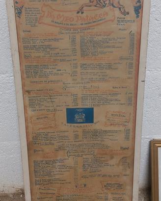 Menu Ristorante Meo Patacca 