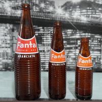 Kit di 3 bottiglie vetro Fanta