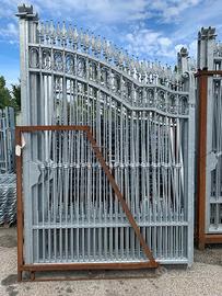 Cancello in ferro battuto zincato a caldo