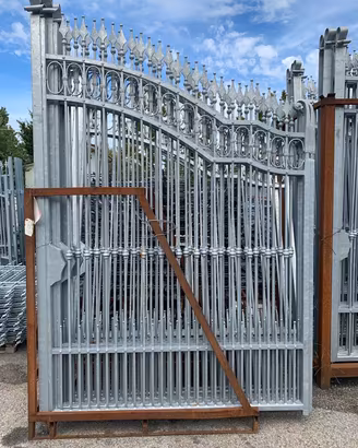 Cancello in ferro battuto zincato a caldo