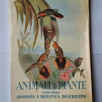 Libro Animali e Piante - parte prima - 1961