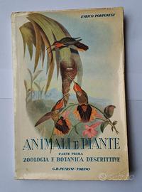 Libro Animali e Piante - parte prima - 1961
