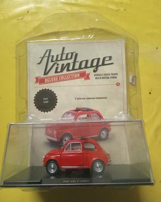 Auto Vintage Deluxe collection Fiat 500 F