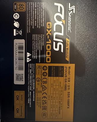 Seasonic Focus 1000w Nuovo