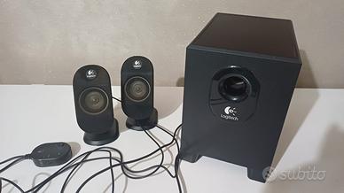 Casse Logitech 2.1 con subwoofer