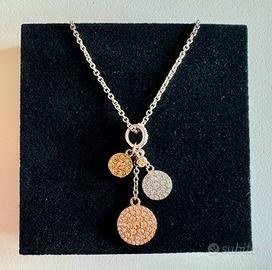 Collana Fossil con pendenti e cristalli