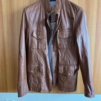 Giacca vera pelle uomo tg 48