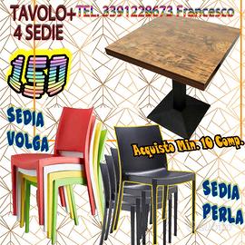 PROMO TAVOLI E SEDIE BAR BUP PIZZERIA RISTORANTE