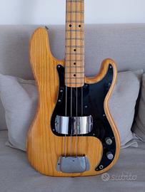Fender Precision Bass 1978 Natural Maple w/Ohsc