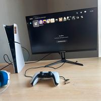 PlayStation5+ controller più cuffie e monitor