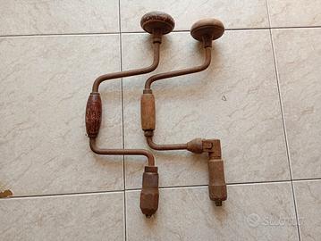Trapano a mano vintage girabacchino