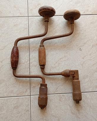Trapano a mano vintage girabacchino
