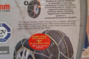 Catene da neve Rhütten Teknika 9 mm – Misura 90