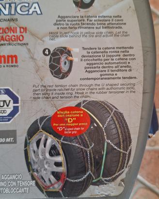 Catene da neve Rhütten Teknika 9 mm – Misura 90