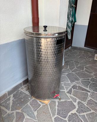 botte in inox da litri 200