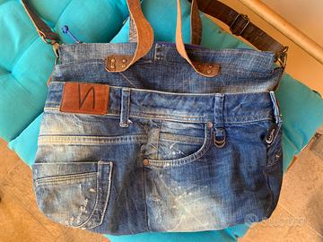 Borsa di Jeans Denim  sportiva di Lunika Factory