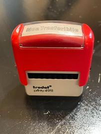 Timbro tradat 4911 "Non trasferibile"