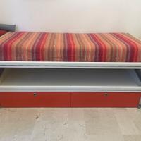 Letto a castello scorrevole