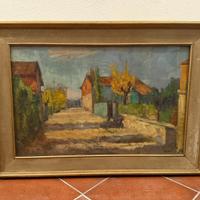 quadro olio su tela firmato G.ponti