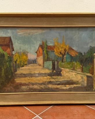 quadro olio su tela firmato G.ponti