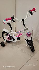 Atala bici 12 Bunny Girl colore bianco/fuxia