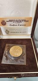 5 SCUDI ORO 22 KT 15 GRAMMI