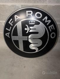 Insegna metallo alfa romeo 65cm