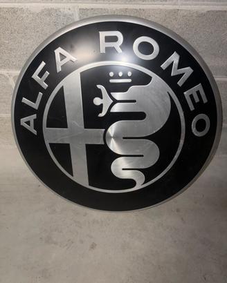 Insegna metallo alfa romeo 65cm