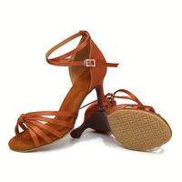 Scarpe da ballo latino con tacco alto da donna, to