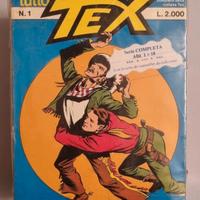 Tex ristampa da n. 1 a n. 10