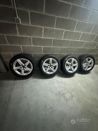 Cerchi originali 5x112 Audi da 16" + pneumatici in