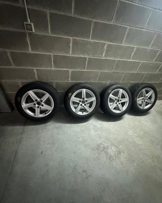 Cerchi originali 5x112 Audi da 16" + pneumatici in