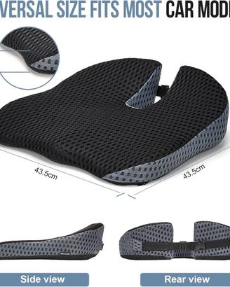 Cuscino Sedile Auto Guidatore con Memory Foam