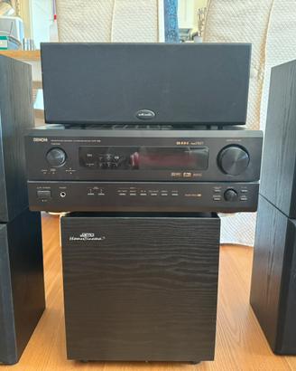 Home theatre - Amplificatore Denon 5 casse e SW