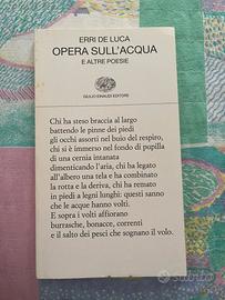 Erri De Luca, Opera sull’acqua