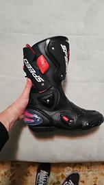 stivali moto strada pista speed