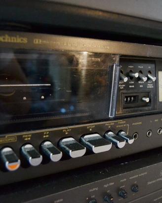 IMPIANTO STEREO VINTAGE TECHNICS AMPLI SU-8080