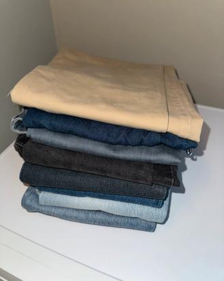 Mix 8 jeans  Gas Zara Wrangler Zara H&m Carrera