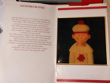 Litografia su smalto ediz. limitata Antonio Bueno