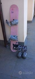 Tavola snowboard + scarponi