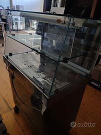 Vetrina calda a 2 ripiani
