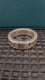 Anello fuck you della chrome hearts in argento