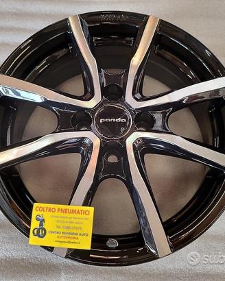 4 Cerchi In Lega NUOVI Da 15 Per Fiat Panda 500