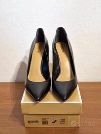Décolleté Michael Kors, tacco, pelle, nero, n.41,5