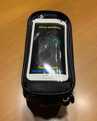 Borsa per bicicletta per telefono e attrezzi