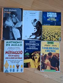 Lotto 6 libri generi vari